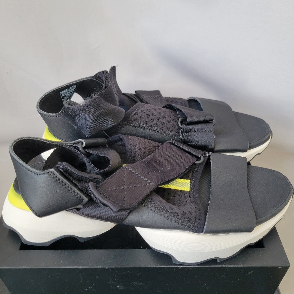 Sorel Kinetic Impact Slingback Sandal Black 5.5 - Picture 5 of 12